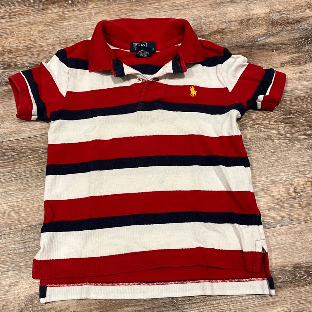 Ralph Lauren Toddler Boys Striped Polo shirt - 3T
